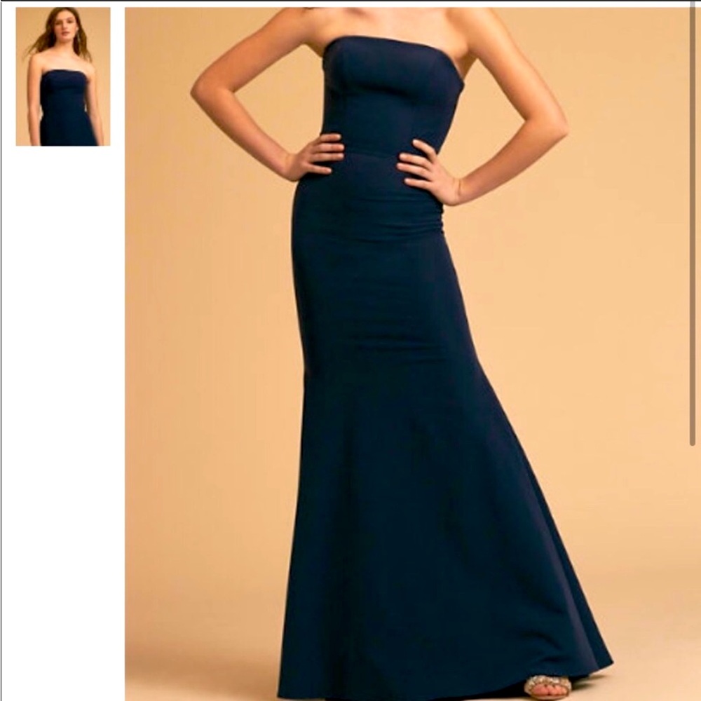 BHLDN Tess Dress- Navy